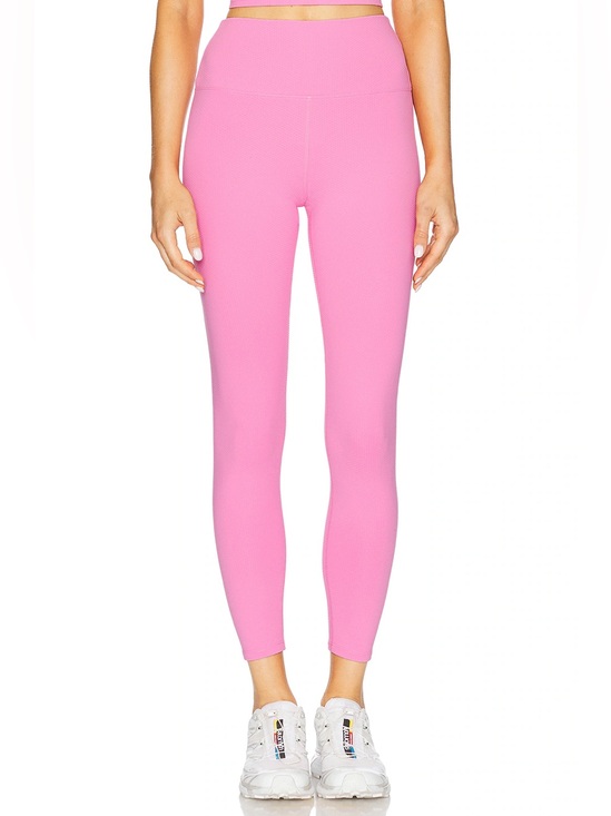 Beach Riot Pants - Beach Riot Piper Leggings in Berry Love Waffle Pink Size Small